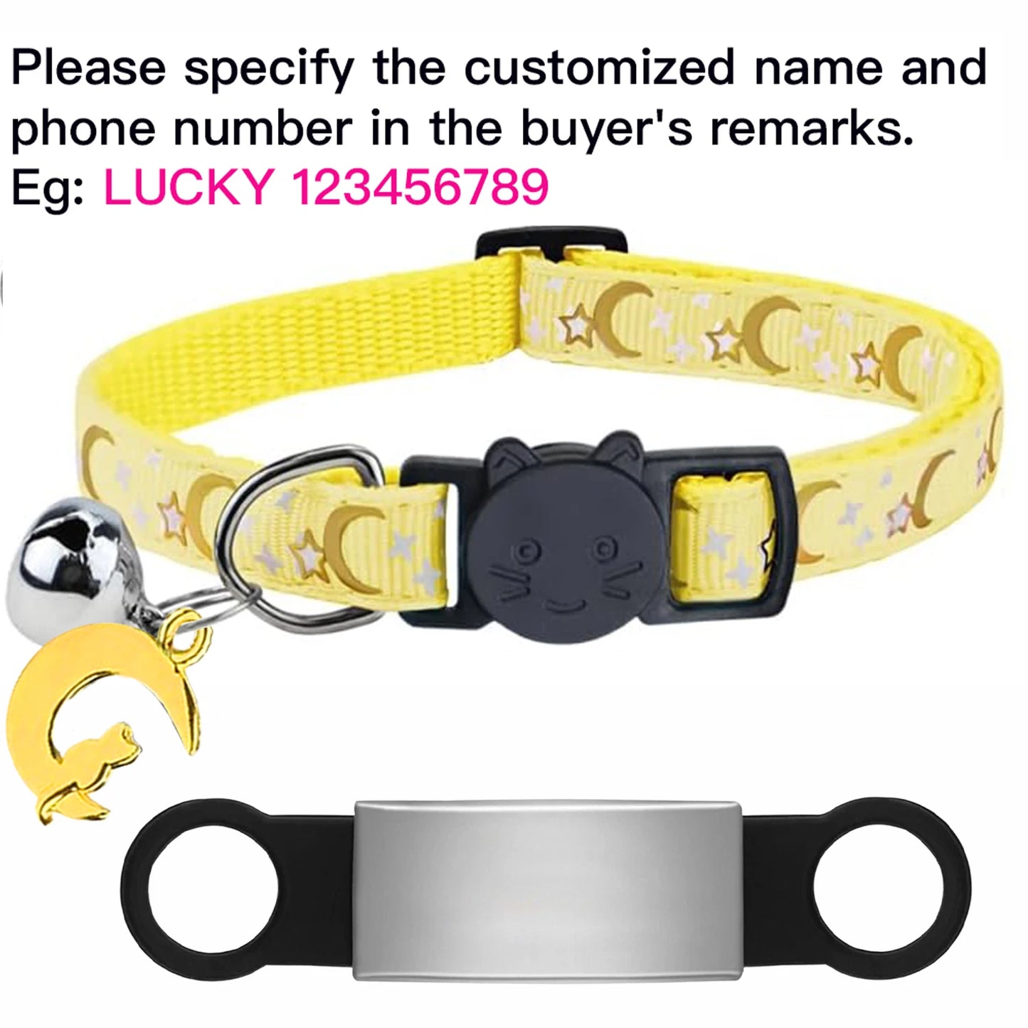 Customized Glow In The Dark Pet Collar (Free Engraved)