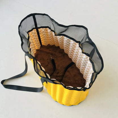 Portable Pet Carrier Bag - Comfortable Crossbody Shoulder Bag