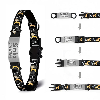 Customized Glow In The Dark Pet Collar (Free Engraved)