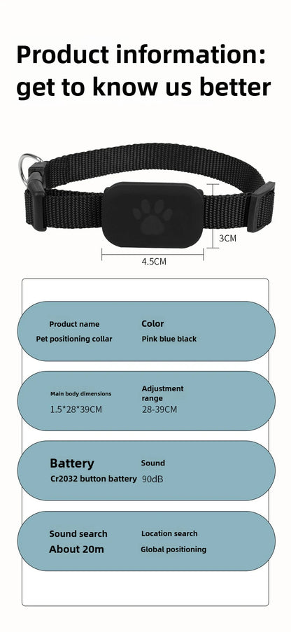 Pet Bluetooth GPS Tracker Alert Collars