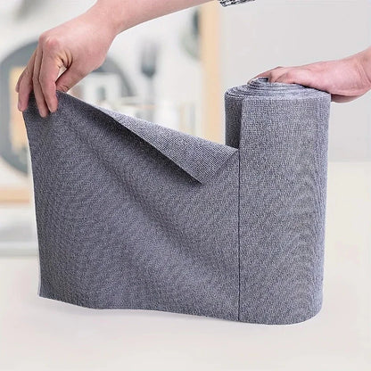 Reusable Microfiber Cleaning Cloths for Kitchen, Dishes, Glass, Streak-Free & Oil-Resistant