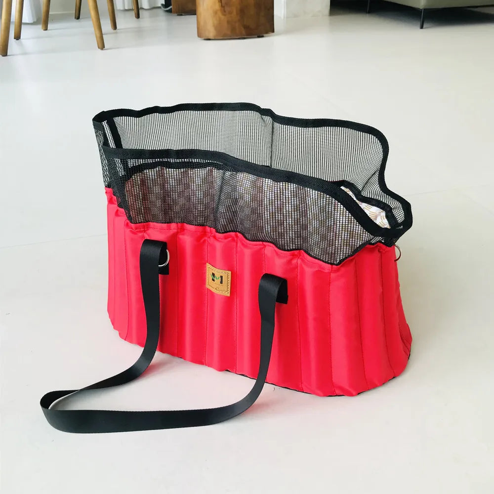 Portable Pet Carrier Bag - Comfortable Crossbody Shoulder Bag