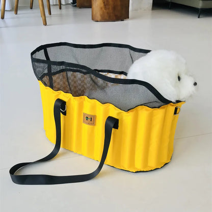 Portable Pet Carrier Bag - Comfortable Crossbody Shoulder Bag