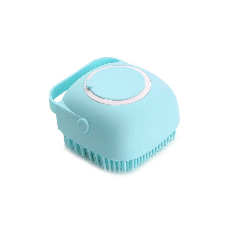 Viral 2 in 1 Pet Shower Brush Massager (Soft Silicone)