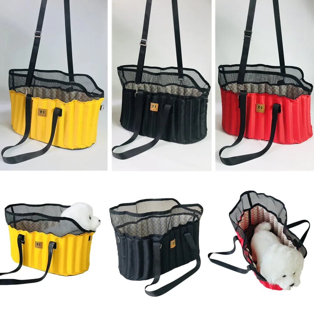 Portable Pet Carrier Bag - Comfortable Crossbody Shoulder Bag