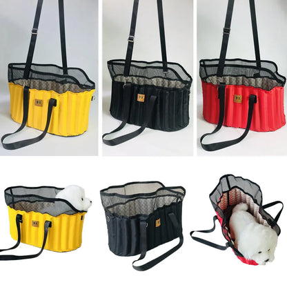 Portable Pet Carrier Bag - Comfortable Crossbody Shoulder Bag