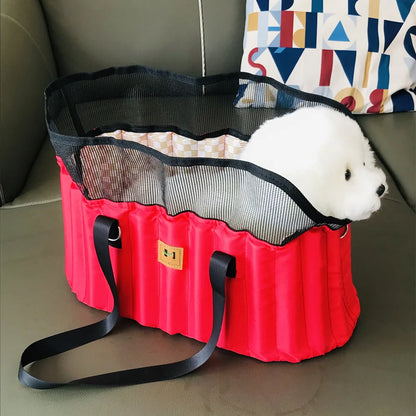 Portable Pet Carrier Bag - Comfortable Crossbody Shoulder Bag