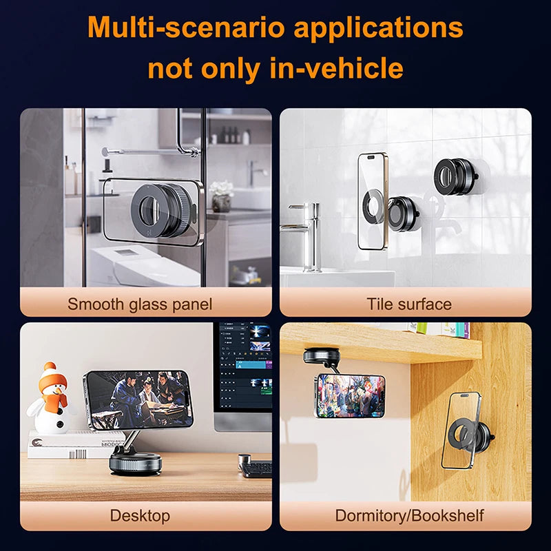 Strong Magnetic Phone Holder Foldable Design 360° Adjustable