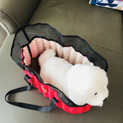 Portable Pet Carrier Bag - Comfortable Crossbody Shoulder Bag