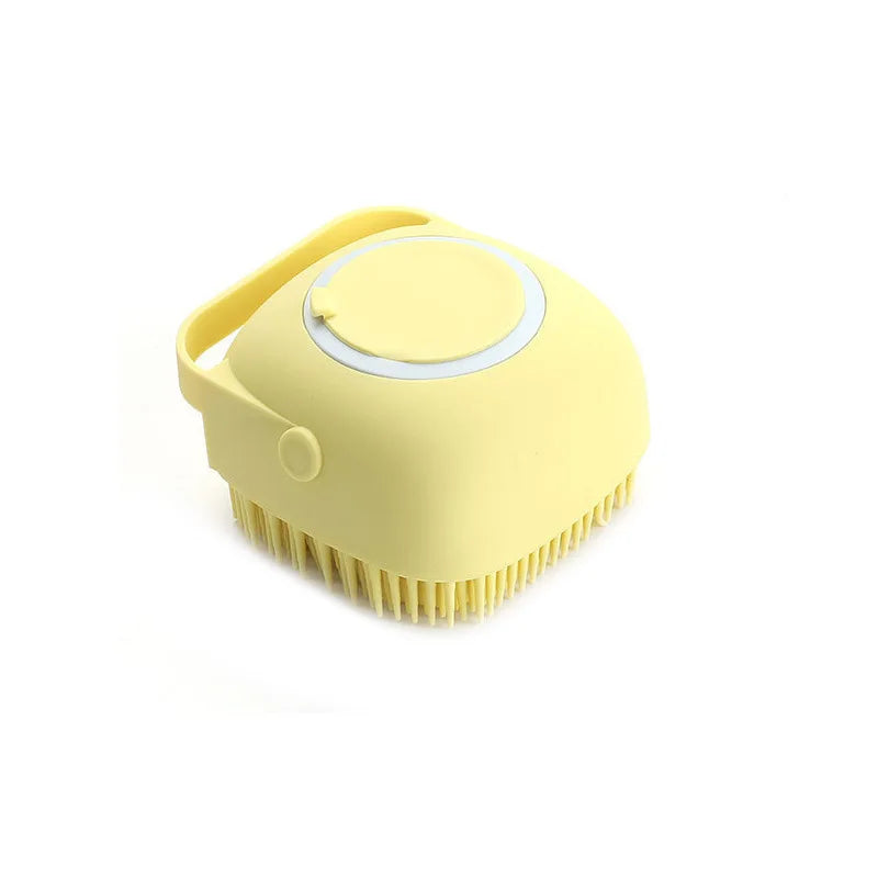 Viral 2 in 1 Pet Shower Brush Massager (Soft Silicone)