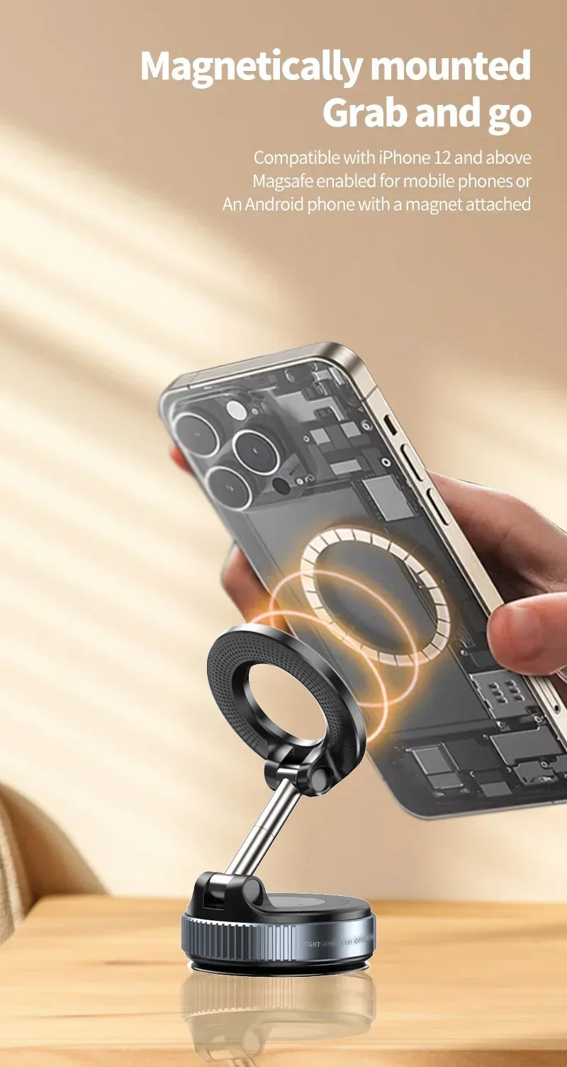 Strong Magnetic Phone Holder Foldable Design 360° Adjustable