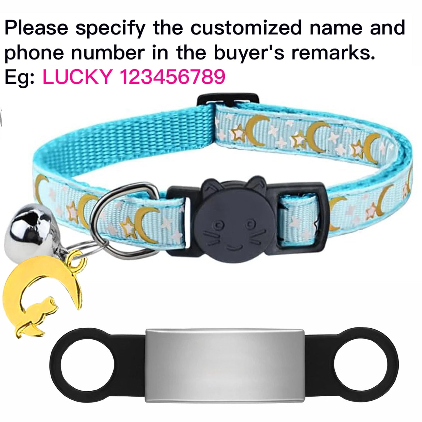 Customized Glow In The Dark Pet Collar (Free Engraved)