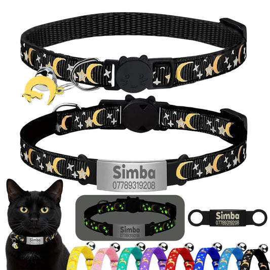 Customized Glow In The Dark Pet Collar (Free Engraved)