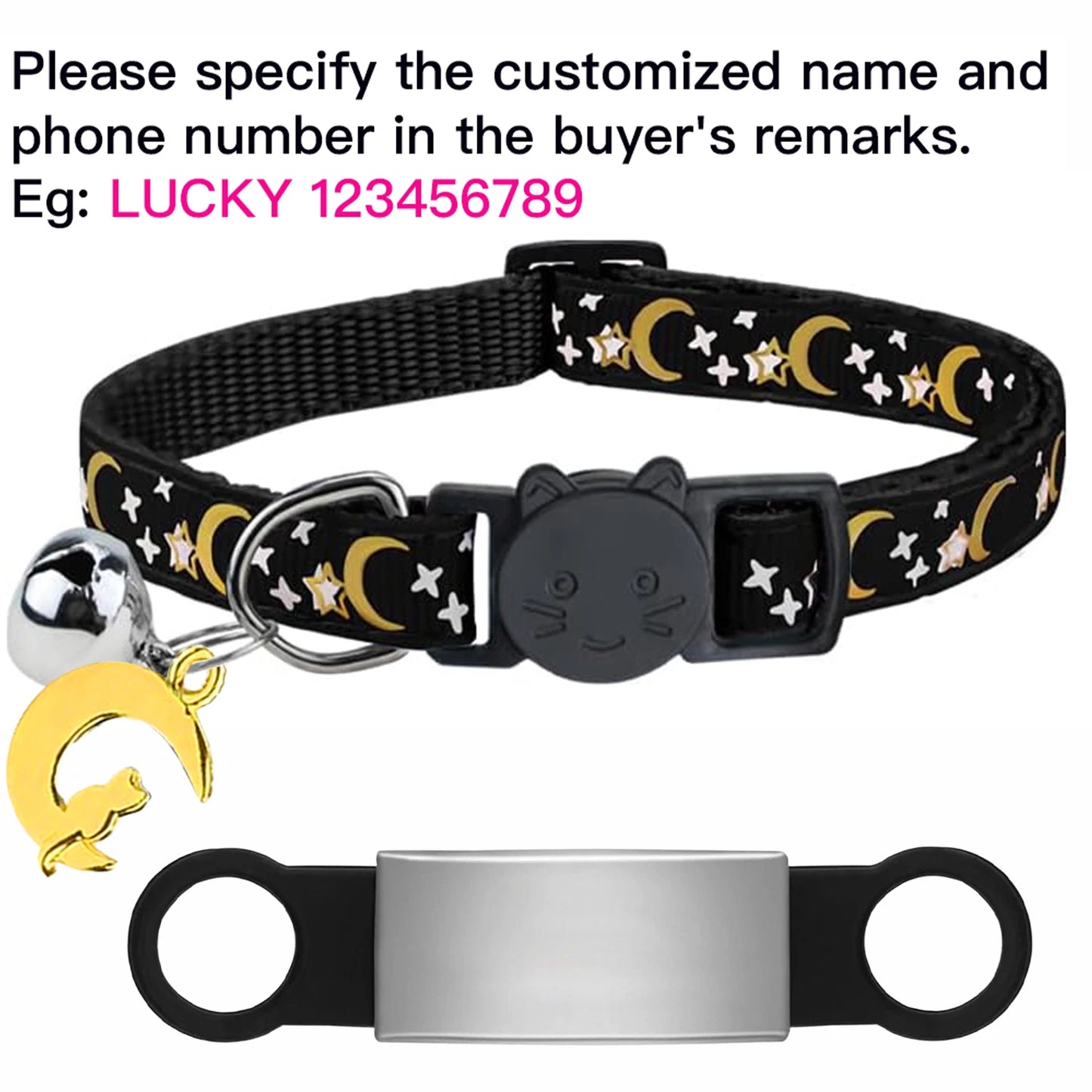 Customized Glow In The Dark Pet Collar (Free Engraved)